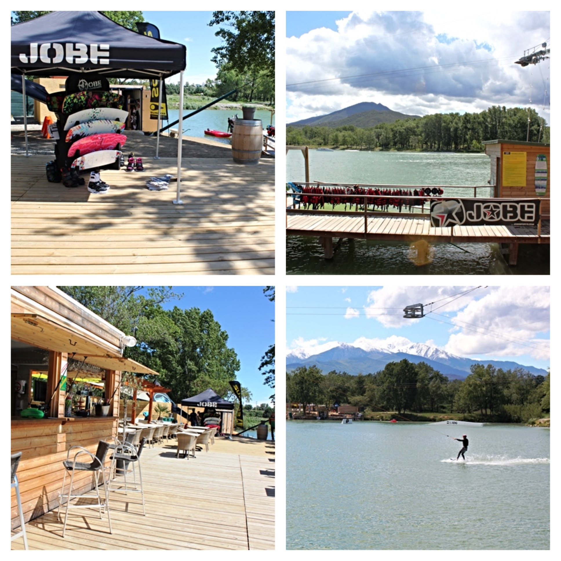 Jobe clinic test tour at French cable parks